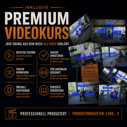 Inklusive Premium-Videokurs: jede Übung aus dem Buch zusätzlich als Video erklärt.